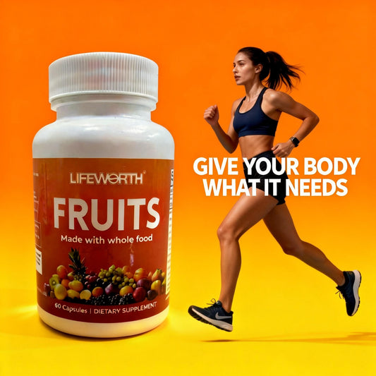 LIFEWORTH FRUITS: Whole Food Dietary Supplement (60 Capsules)